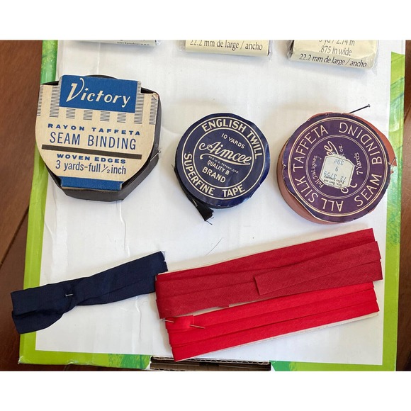 VINTAGE LOT - Seam binding. Victory, Aimcee, Wrights, unbranded. Free shipping - Picture 5 of 16